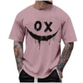 thumbnail image 2 of Namayuj Men's Trendy Graphic Short Sleeve Tshirts Summer Plus Size Loose Fit Round Neck Tees Dressy Casual Stretchy Comfort Tops, 2 of 5