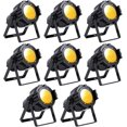 thumbnail image 1 of Spotlight COB 80W Warm & Cold DMX Strobe Par Light for Church, Concert, Wedding, Theater - 8Pack, 1 of 6