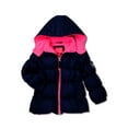 Pink Platinum Baby Toddler Girl Solid Winter Jacket Coat