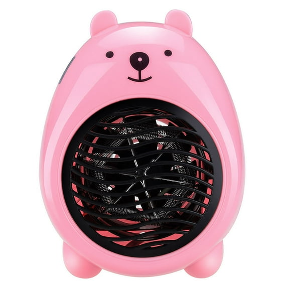 Cartoon Personal Mini Space Heater Fan Portable Electric Home Office Indoor Use