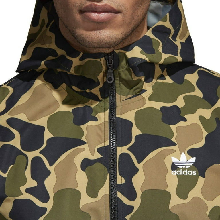 CE1545 Mens Adidas Originals Camo Windbreaker Jacket Walmart