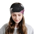 thumbnail image 5 of KLL Flower Bald Eagle Pirnt Wicking Running Beanie Head Wrap Cycling Bandana for Men Women, 5 of 8
