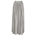 thumbnail image 5 of Mifsaly Pleated Skirts for Women High Waist Full Length Aline Maxi Skirt Elegant Cocktail Party Wedding Guest Evening Outfits M, 5 of 7