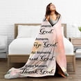 thumbnail image 5 of Christian Gifts for Women Faith, Inspirational Gifts for Women, Soft Throw Blankets for Women, Religious Gifts for Women/Men, Spiritual Gifts for Women, Personalized Blankets for Adults/Kids 50"x 60", 5 of 6