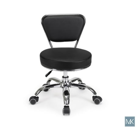 Pneumatic Shop Stool (Salon Nail Pedicure Stool Pedicure Chair DAYTON BLACK Pneumatic, Adjustable, Rolling Salon Furniture &)