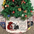 thumbnail image 3 of Falda para árbol de Navidad de Pesadilla antes de Navidad, suave y divertida, decoración navideña de granja con cuello para árbol de Navidad de 48", 3 of 4