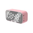 thumbnail image 1 of Altavoces Espejo Led Inalámbrico Bluetooth Reloj de Alarma Digital Reloj de Alarma de Pantalla Grande Altavoz Inalámbrico Subwoofer Reproductor de Música Soporta Bluetooth Altavoces Bluetooth con Subw, 1 of 1
