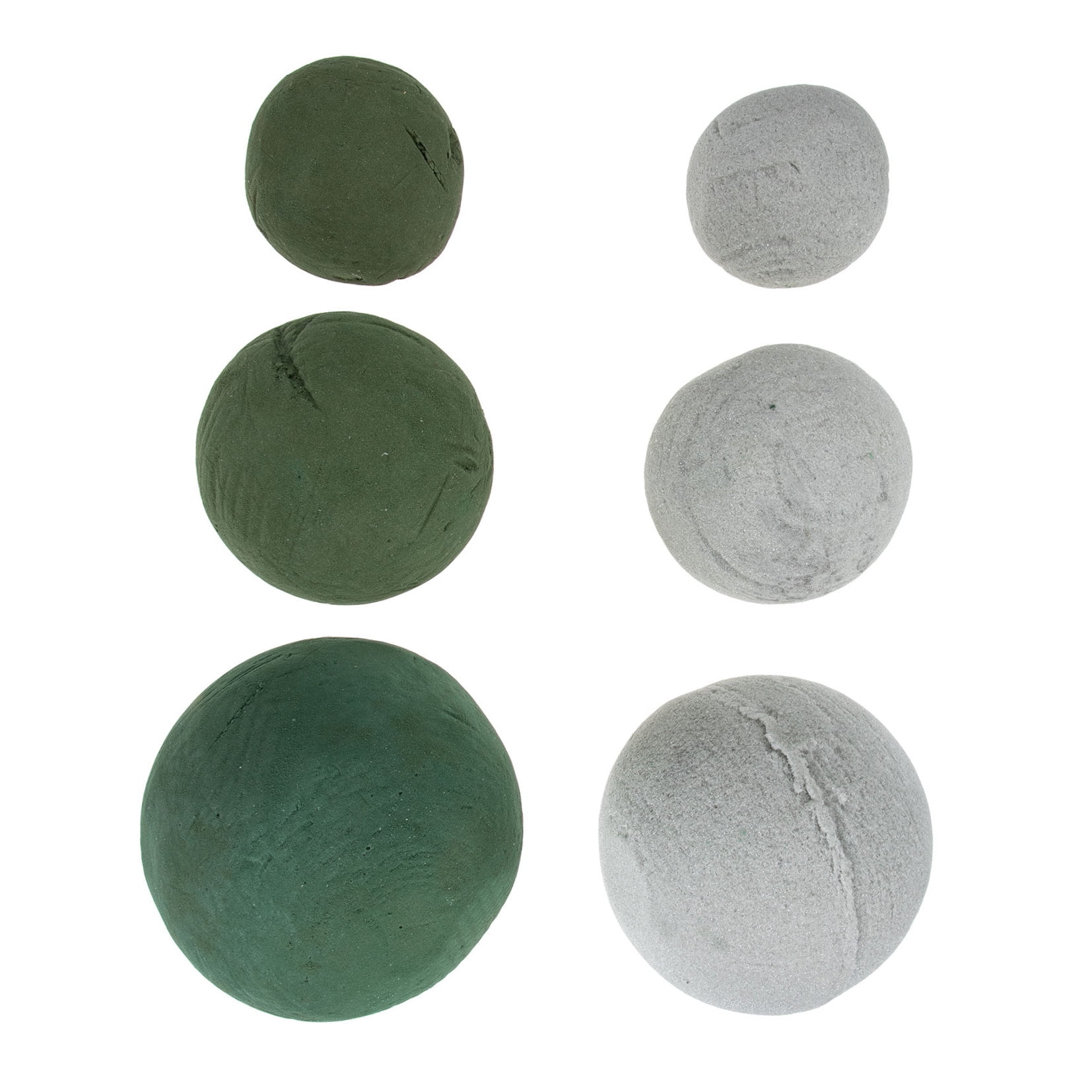 FONDOTIN 6Pcs Spherical Flower Foams Green Floral Accessory for Home Decoration and Flower Art