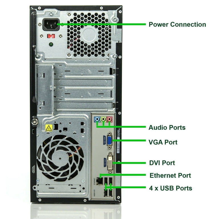 Restored HP Compaq Pro Desktop Tower Computer, Intel Core i5-3470
