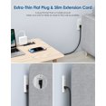 thumbnail image 3 of Regleta de alimentación Jgstkcity empotrada con 2 enchufes, 4 puertos USB de 30 W, USB C, 3 of 8