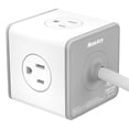 thumbnail image 3 of Huntkey Sortie de Cordon de Protection contre les Surtensions avec Prises de Courant et Ports USB (2 Paquets), 3 of 10