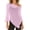 Pink, variant on Womens Sheer Poncho Shrug Lightweight Knit Ruffle Pullover Sweater Top