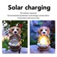 thumbnail image 3 of Perro Cachorro Con Energía Solar, Regalo De Navidad Luz Para Mascotas Con Energía Solar Impermeable Con Canasta De Flores Para Césped Al Aire Libre, 3 of 7