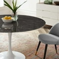 thumbnail image 5 of Lippa 54" Artificial Marble Dining Table-EEI-5183-WHI-BLK, 5 of 6