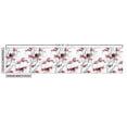 thumbnail image 2 of Ambesonne Spring Fabric by the Yard Upholstery, Vintage Chinese Trees, 5 Yards, Pale Blue Red White, 2 of 4