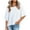 White, variant on Gray M WIZUTIZ T Shirts for Women up to 60% Off Plus Size Fluffy Loose Fit Cotton Soft Tshirts Short Sleeve Athletic Solid T-shirt Sports Ladies Shirts Vintage Plus Tee Breathable Crew Neck Blouse Ts