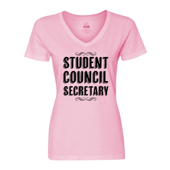 Inktastic Student Council Secretary Women's V-Neck T-Shirt
