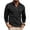 F109-Black, variant on FYDUU Mens Golf Shirt Comfort Men's Long Sleeve Classic Polo Shirts Trendy Casual Button Tees Collared Pullover Shirts With Pockets Daily Work Shirts