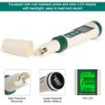 thumbnail image 5 of 10 in1 Digital LCD PH/TDS/EC/ORP/TEMP/SG/Salinity Water Quality Tester Meter Pen, 5 of 8