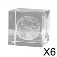 thumbnail image 1 of Cubo De Cristal 3D De 6 X 6 Cm Con Forma Y Señal Meteorológica Para Decoración Del Día De San Valentín, 1 of 8