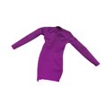 thumbnail image 1 of Ropa femenina a escala 1/6 para figura de acción de 12 pulgadas, traje de manga larga, cuello redondo, vestido ajustado, ropa de moda coleccionable Violeta, 1 of 10