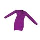 thumbnail image 1 of Figura de mujer coleccionable a escala 1/6, ropa de moda, vestido corto liso Violeta, 1 of 9