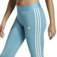 thumbnail image 2 of Leggins adidas Essentials de 3 rayas para mujer, azul/blanco, talla S, 2 of 3