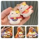 thumbnail image 3 of Llavero de gato de la suerte con colgante de gato de estilo japonés., 3 of 7