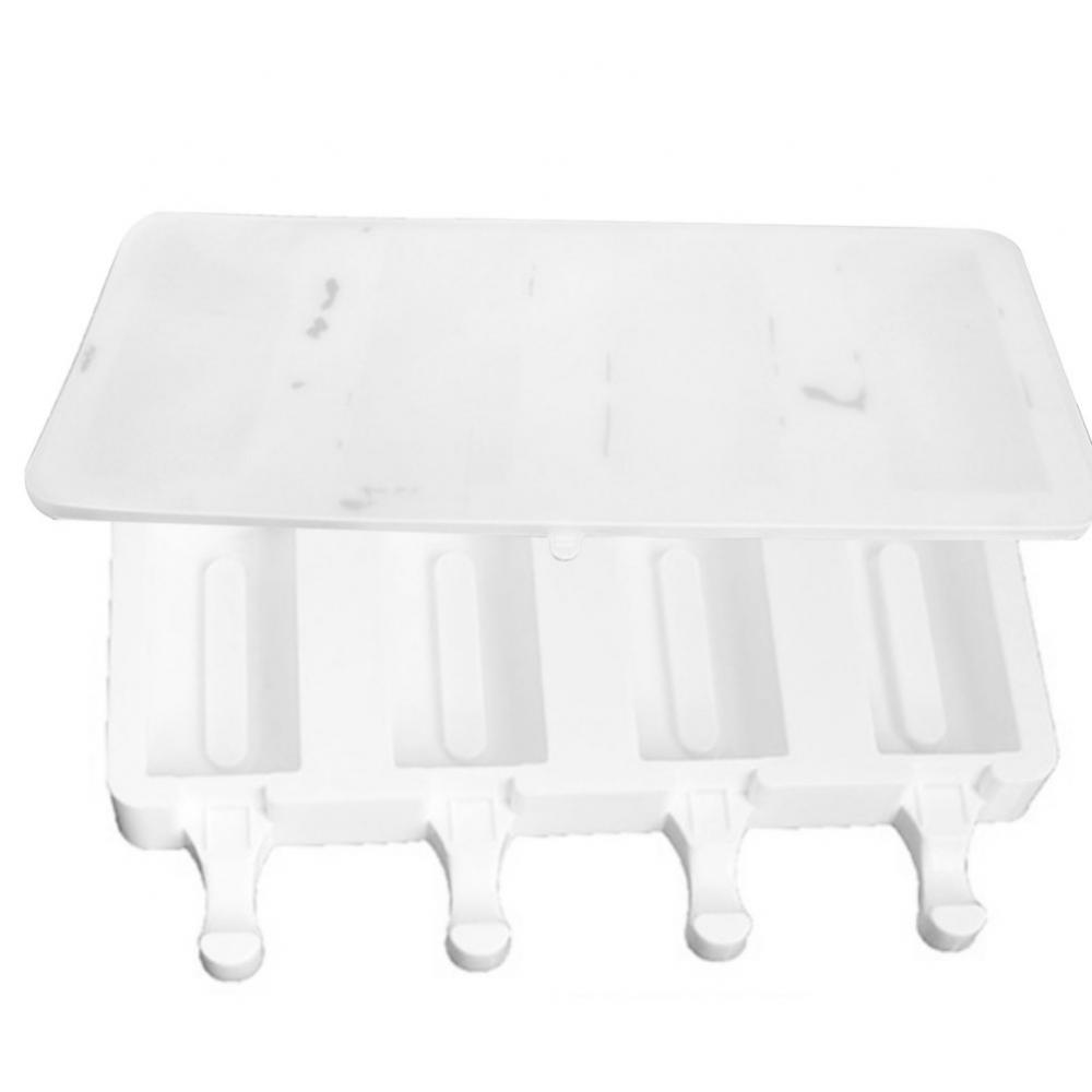 Large Popsicle Molds Set with Lid (Upgrade), 4 Cavities Homemade DIY