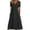 Black, variant on WILLBEST Wedding Guest Dresses for Women Midi Short Sleeve Women Fashion Solid Short Sleeve Casual Loose Long Dress with Pockets Trendy