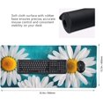 thumbnail image 2 of Gaming Mouse Pad Large Desk Mat,Desk Pad Extended Keyboard Pad,Anti-Slip Rubber Base Mouse Pad for Women Girls Work,Game,Office,Home 35.4"X15.7",Daisy Beautiful Turquoise, 2 of 6