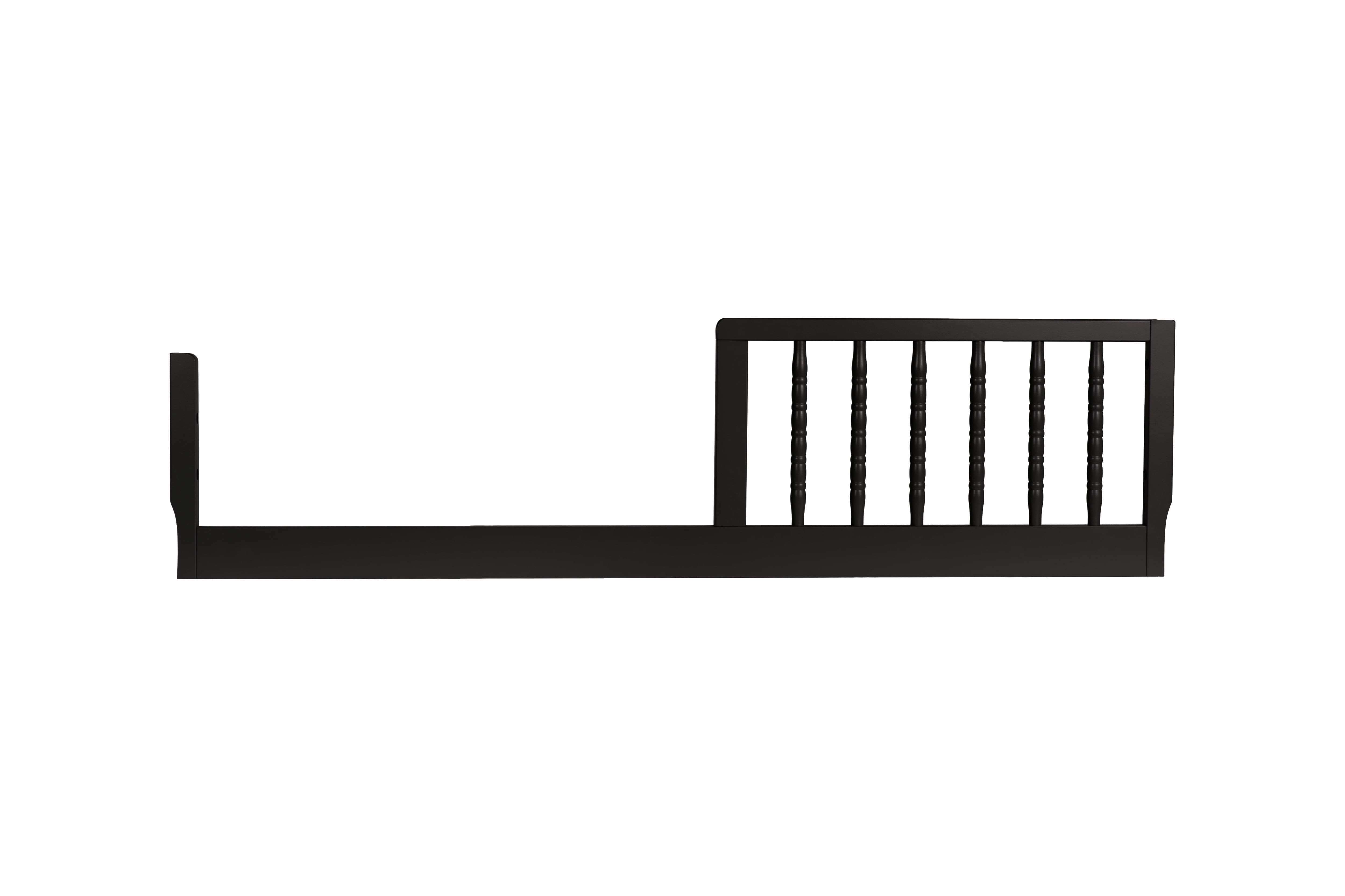 DaVinci Jenny Lind Toddler Bed Conversion Kit in Ebony Black