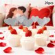 thumbnail image 5 of Bandera De Corazn De Papel Brillante Para San Valentn, Decoracin Para Tartas De Fiesta, Cartulina, 20 X 20 Cm, Detalles Brillantes, Para Bodas, Tartas De Cumpleaos, Paquete De 20, UKHBMC, 5 of 9