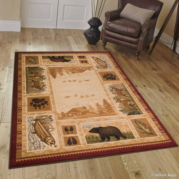 Allstar African Contours Collection, 3 X 5 Rug Size In Inches