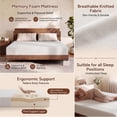 thumbnail image 4 of Zhovac 6 inch Memory Foam Mattress,Medium Firm King size Mattresses in a box,CertiPUR-US,Adult, 4 of 10