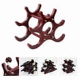thumbnail image 6 of Wooden Wine Rack Wine Holders Kitchen Assembled Display Stand Organizer Bar Storage Tool Bar Wine Bottle Display Rack1 x Wooden display rack for wine, 6 of 6