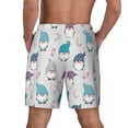 thumbnail image 2 of Lsque Mens Swim Trunks cute winter Gnome Pattern - Bathing Suit Compression Liner - Beach Swim Shorts Swimwear - (S-3XL) - Stretch Quick Dry -Medium, 2 of 9