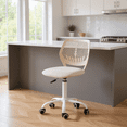 thumbnail image 1 of Homy Casa Ergonomic Bar Stool Adjustable Swivel with Height Control and Rolling Base for Kitchen Counter Breakfast Bar and Dining Spaces, 1 of 5