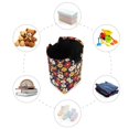thumbnail image 7 of Yayeee Freestanding Laundry Hamper with Handle Collapsible Large Storage Basket for Clothes, Red Floral, 7 of 7
