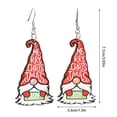 thumbnail image 2 of WILLBEST Aretes Mujer Plata Divertidos Pendientes Navideños Lindos De Navidad Moda Mujeres Niñas Pendientes Navideños Hermosos Pendientes Navideños, 2 of 5