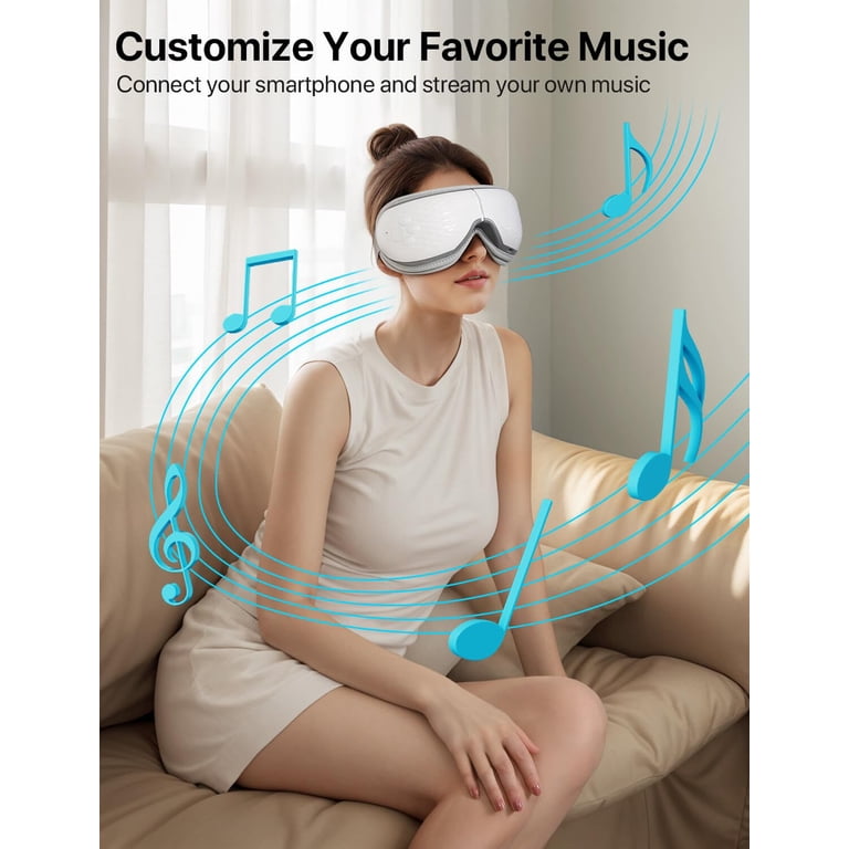 ALLJOY Eye Massager with Heat, Compression & Bluetooth photo 7