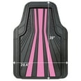 thumbnail image 6 of Rally 4-Piece Black & Pink All-Weather Rubber Floor Mat Set – Heavy Duty Universal Trim-to-Fit Car, SUV & Truck Mats, 6 of 7