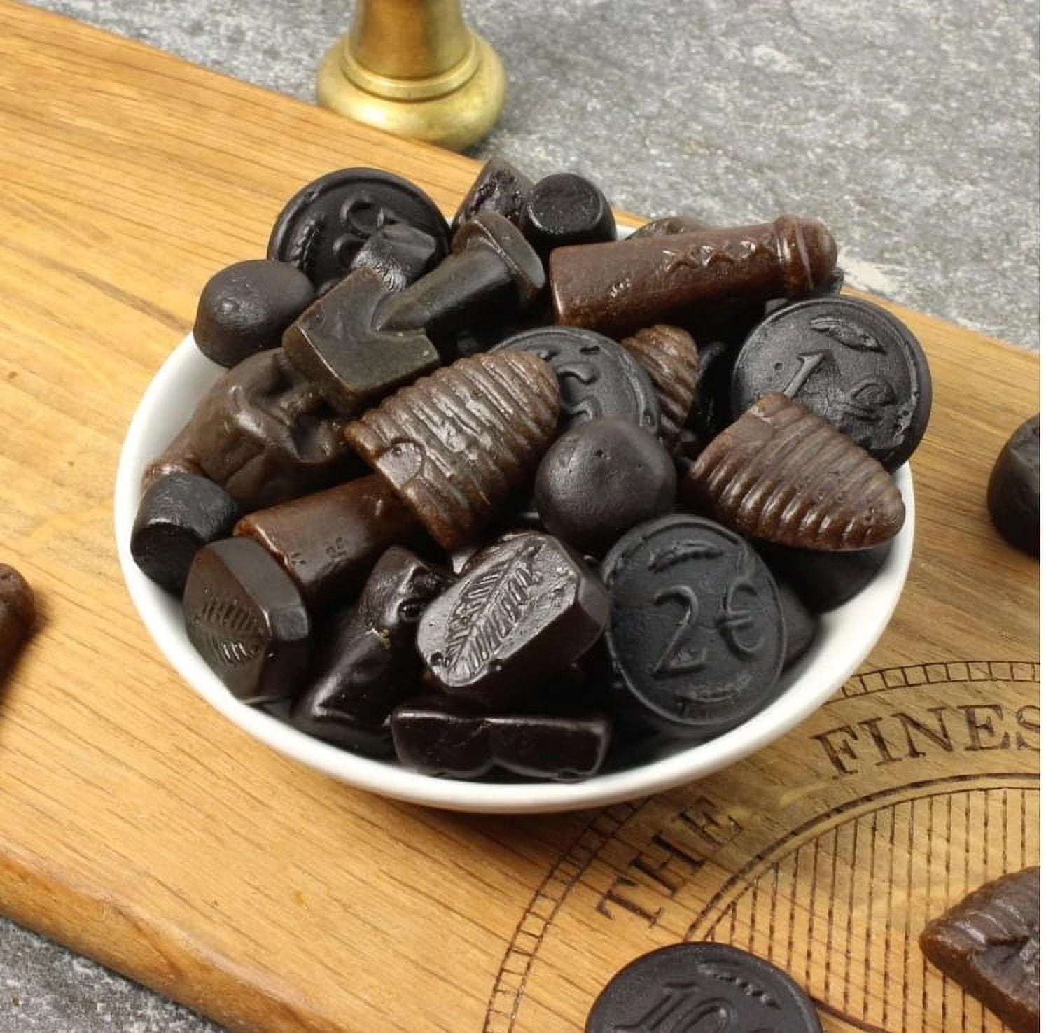 SweetGourmet Italian Black Licorice Wheels | Bulk Candy | 3 Pounds