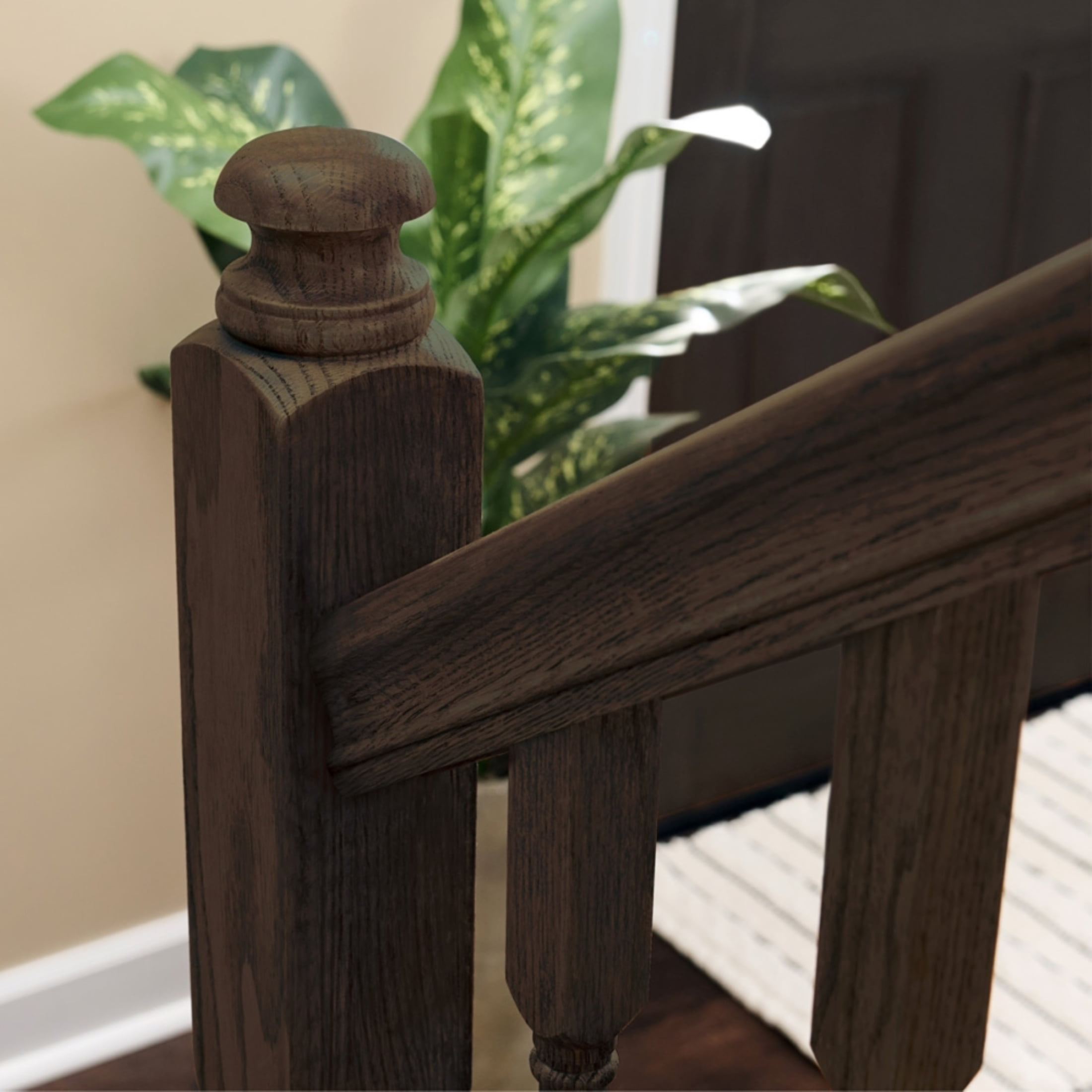 Ebony, Varathane Total Control Gel Stain Water-Based Wood Stain-394750, Quart