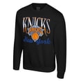 thumbnail image 2 of Unisex Stadium Essentials Black New York Knicks Sky High Fleece Sweatshirt, 2 of 4