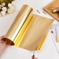 thumbnail image 3 of Brass Sheet Roll 1000x300x0.1mm Brass Film Brass Strip Thin Brass Foil Roll Sheet Thin Metal Foil Plate for DIY Cutting Crafts Home Decoration Roof Flashing Mixed Color, 3 of 8