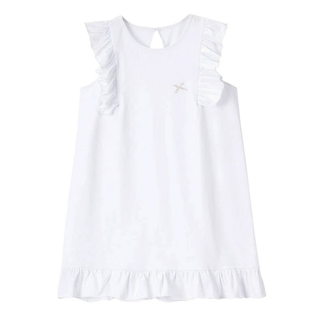 Robe Sans Manches Unie pour Filles Tout-Petits Robes de Danse Fête Vêtements