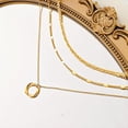 thumbnail image 7 of CROPD Gold Layered Necklaces for Women 14k Gold Plated Dainty Stackable Choker Necklaces for Women Trendy Layering Circle Paperclip Chain Cute Pendant Necklace Set Gold Jewelry for Women, 7 of 7