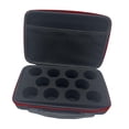 thumbnail image 1 of Bolsa protectora especial yo con 11 ranuras, a prueba de golpes, portátil, multiusos, con asa y organizador de doble cremallera rojo, 1 of 10