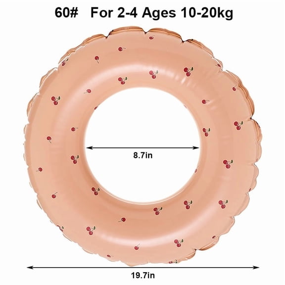 Rooxin Adult Swim Ring Pool Float Thicken Inflatable Swim Tube Swim Accessory Swimming Circle Water Sports Swim Float